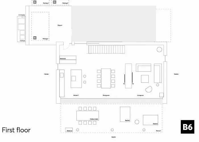 Prázdninový dům B6 - Moderne Architektenvilla Fuer 2-6 Personen, Norimberk